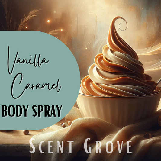Vanilla Caramel scented body mist spray 100ml