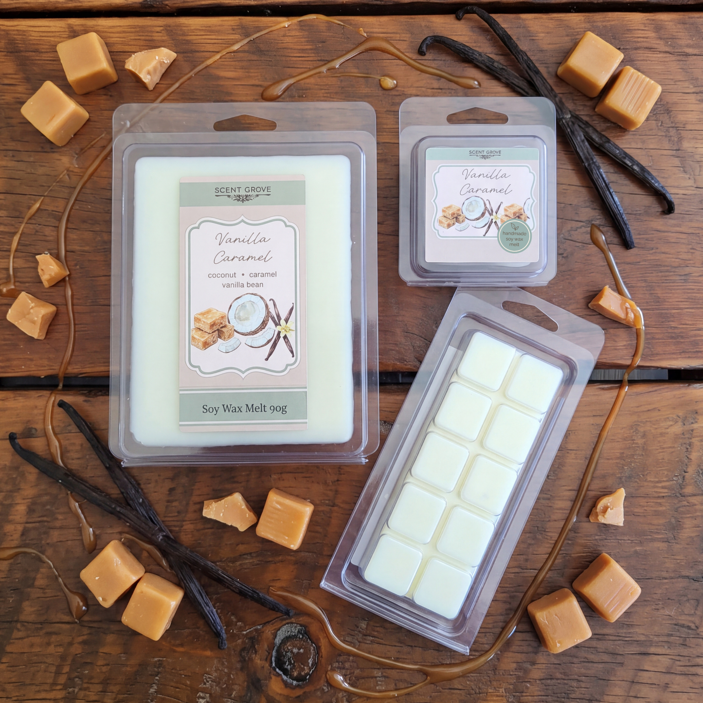 Vanilla Caramel soy wax melt