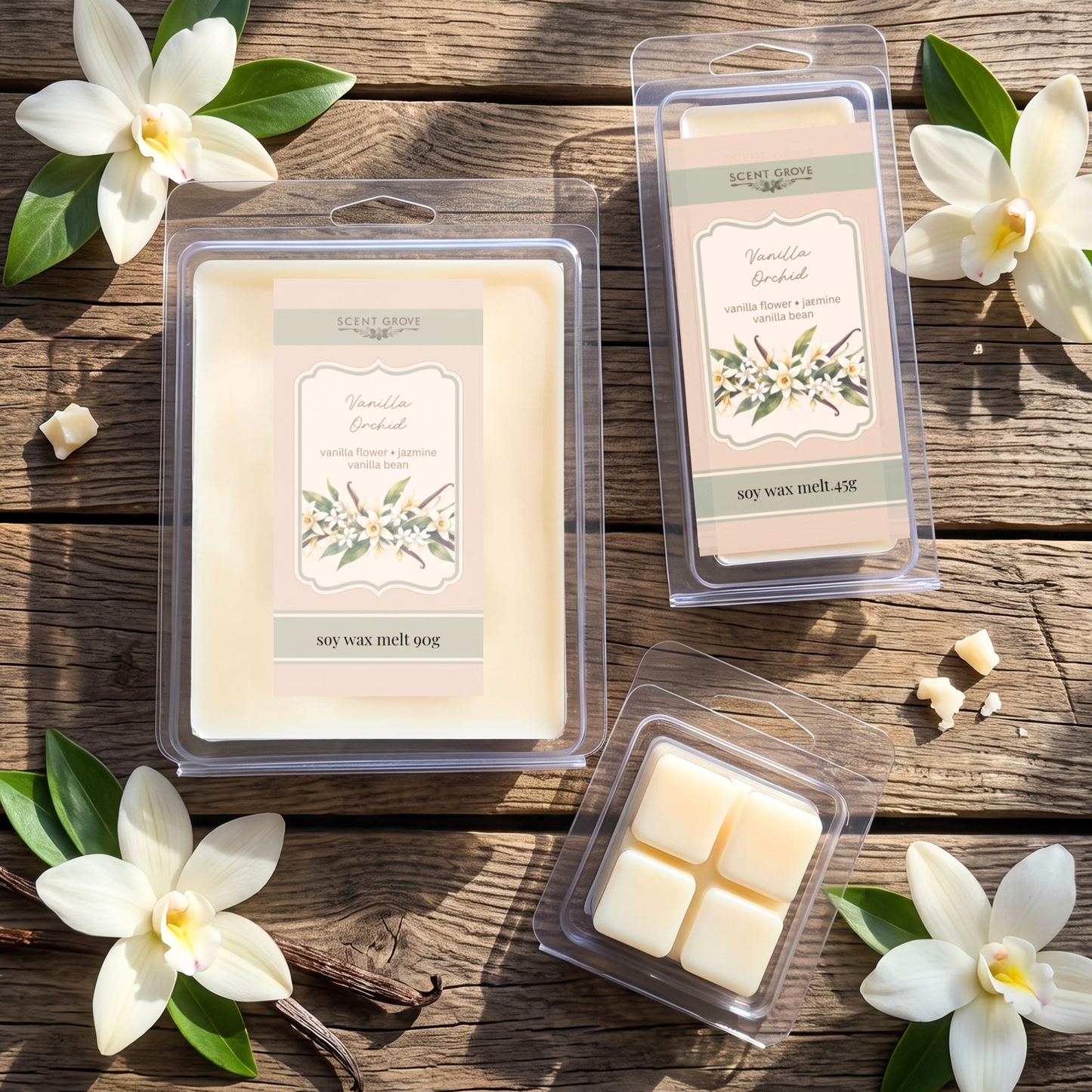 Vanilla Orchid (Floral Street) scented soy wax melt