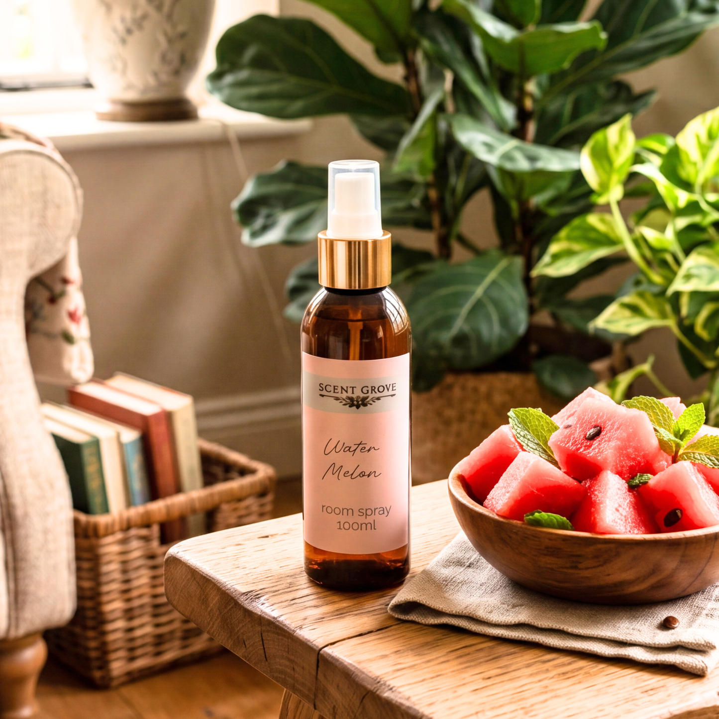 Watermelon Scented Room spray Air Freshener multi purpose for car, home, room