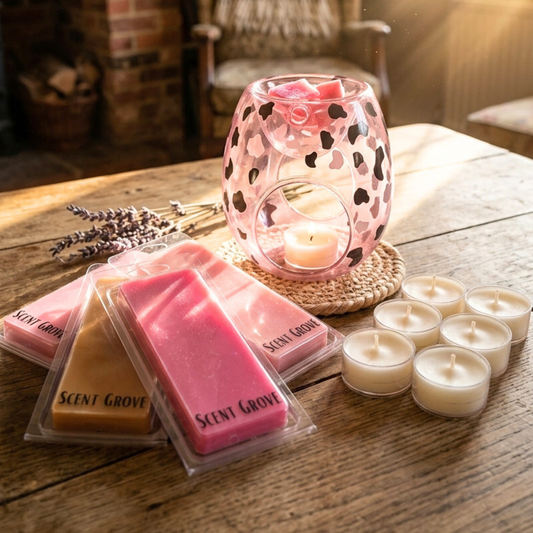 Wax Melts & Burner Pack - Pink Leopard