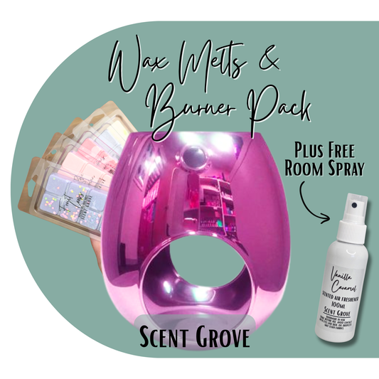 Wax Melts & Burner Pack - Pink Electro
