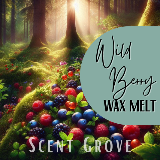 Wild Berry scented soy wax melt