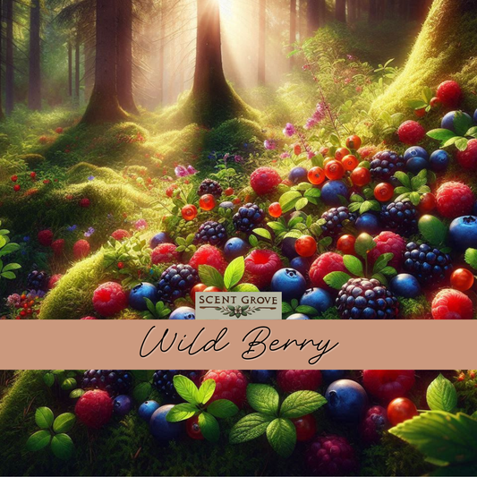 Wild Berry scented Wood Wick Soy Candle