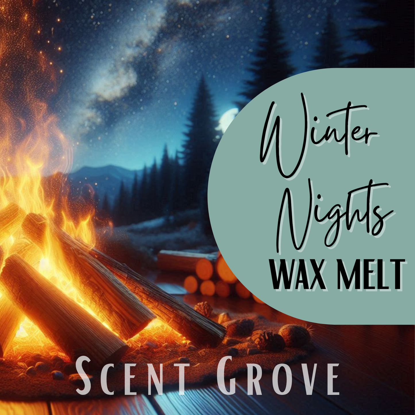 Winter Nights scented soy wax melt