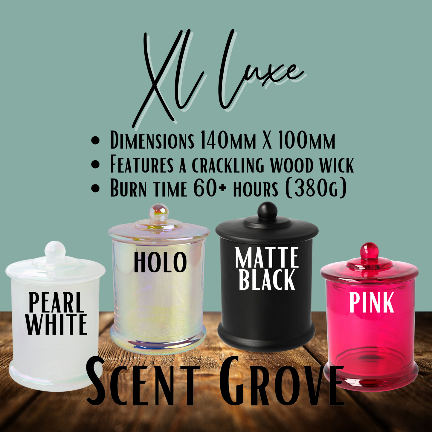 Clean Cotton scented Wood Wick Soy Candle